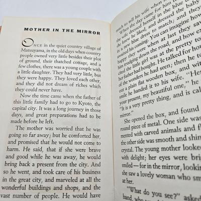 LOT 129: Andrea by Sadek Vase, 3 Piece Tea Cup Set, Asian Doll on Stand, Vintage Japanese Umbrella, and More