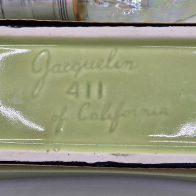 LOT 132: Vintage MCM Jacquelin of California Lighted Planter