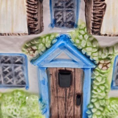 LOT 134: Cardinal Teapot, Price teapot, and Set of Gold Trimmed Milk Glass Cups and Saucers