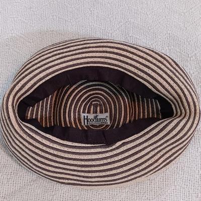 LOT 137: John Weitz Leather Handbag, Hoodlums Ltd Floral Hat, Knit Shawl & More