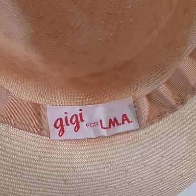 LOT 139: Geo W. Bollmans Excello Wool Hat, Gigi for LMA Straw Hat, Quilted Purse & More