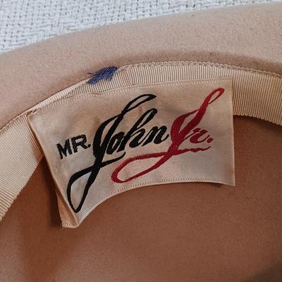 LOT 139: Geo W. Bollmans Excello Wool Hat, Gigi for LMA Straw Hat, Quilted Purse & More