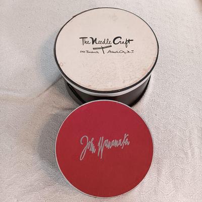 LOT 140: Junior Seasons Straw Hat, Swiss Purple Fur Pompadour Hat, Multi-Color Fabric and Leather Belt & More