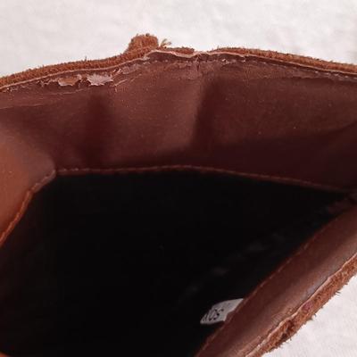 LOT 141: Xhilaration Fringe Boots, HC Bar Ranchwear Shirt, Laminate Leather Handbag & More