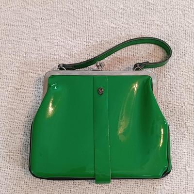 LOT 142: J.L. Hudson Co. Hat, Patent Green Leather Handbag, Tahari Sunglasses & More