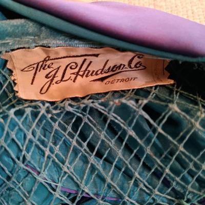 LOT 142: J.L. Hudson Co. Hat, Patent Green Leather Handbag, Tahari Sunglasses & More