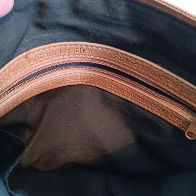 LOT 143: Set of (6) Handbags - Stone Mountain, Brighton, Great American Leatherworks & More