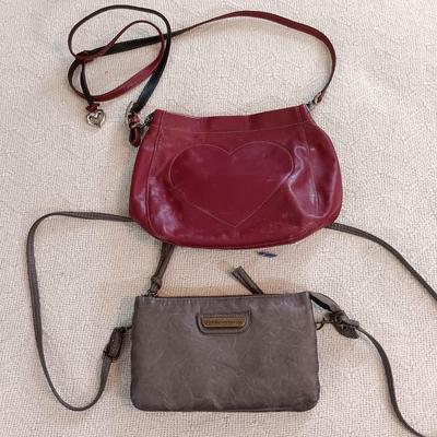 LOT 143: Set of (6) Handbags - Stone Mountain, Brighton, Great American Leatherworks & More