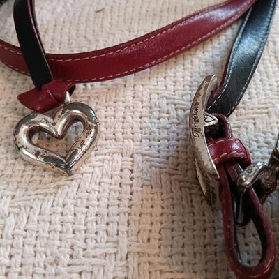 LOT 143: Set of (6) Handbags - Stone Mountain, Brighton, Great American Leatherworks & More