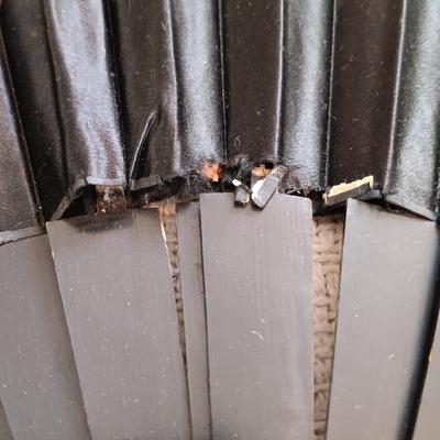 LOT 145: Vintage Tapestry Handbag, Glamour Girl Head Vase, Handpainted Silk Fan & More