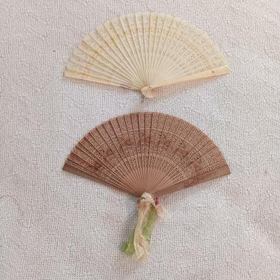 LOT 145: Vintage Tapestry Handbag, Glamour Girl Head Vase, Handpainted Silk Fan & More