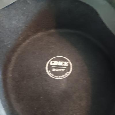 LOT 145: Vintage Tapestry Handbag, Glamour Girl Head Vase, Handpainted Silk Fan & More