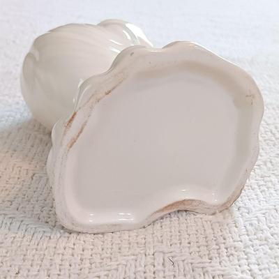 LOT 145: Vintage Tapestry Handbag, Glamour Girl Head Vase, Handpainted Silk Fan & More