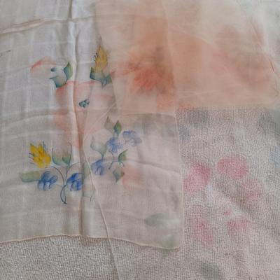 LOT 146: Folis Bergere Playbill, Mirrored Jewelry Box, Handkerchiefs & More