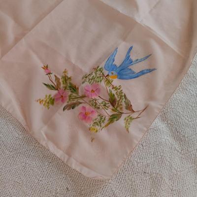 LOT 146: Folis Bergere Playbill, Mirrored Jewelry Box, Handkerchiefs & More