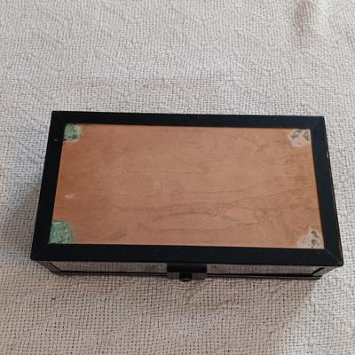 LOT 146: Folis Bergere Playbill, Mirrored Jewelry Box, Handkerchiefs & More