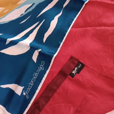 LOT 146: Folis Bergere Playbill, Mirrored Jewelry Box, Handkerchiefs & More