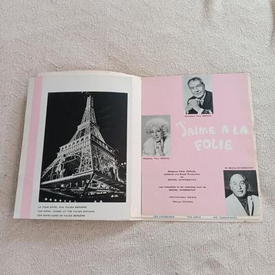 LOT 146: Folis Bergere Playbill, Mirrored Jewelry Box, Handkerchiefs & More