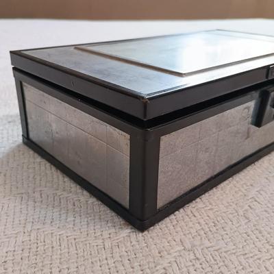 LOT 146: Folis Bergere Playbill, Mirrored Jewelry Box, Handkerchiefs & More