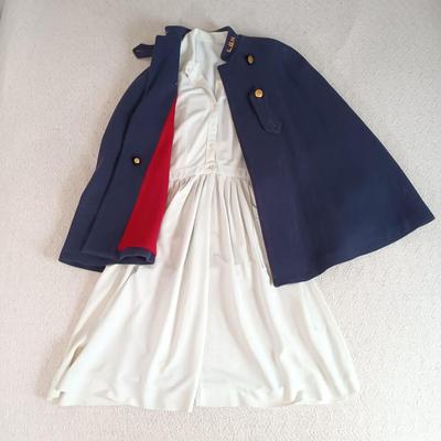LOT 148: WWII Bruck's Nurses Cape and White Nurses Uniform