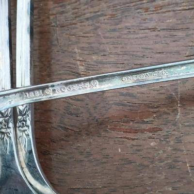 LOT 158: Unique Glass Colbalt Blue Beverage Stirrers Flatware, Vintage Souvenir Spoons, Vintage Folk Art Uncle Sam Tin Metal Shelf Sitter...