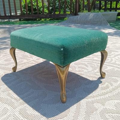 LOT 159: Vintage Coal Scuttle & Foot Stool