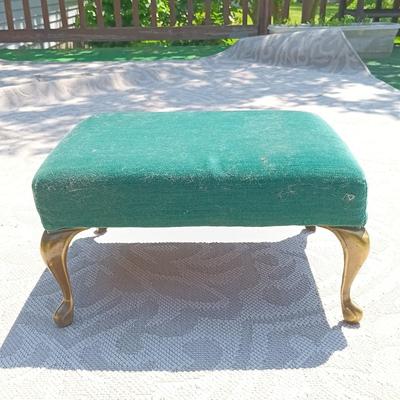 LOT 159: Vintage Coal Scuttle & Foot Stool