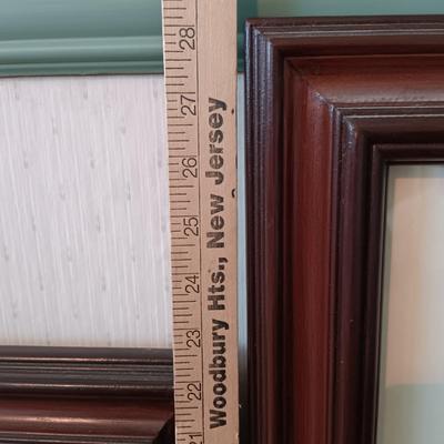 LOT 160: Bessie Pease Gutmann Prints: Kitty's Breakfast & The Lullaby along with an Oval Wooden Framed Mirror