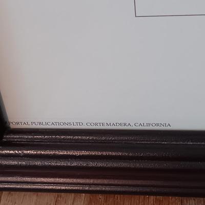 LOT 160: Bessie Pease Gutmann Prints: Kitty's Breakfast & The Lullaby along with an Oval Wooden Framed Mirror