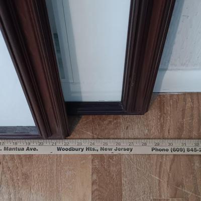 LOT 160: Bessie Pease Gutmann Prints: Kitty's Breakfast & The Lullaby along with an Oval Wooden Framed Mirror