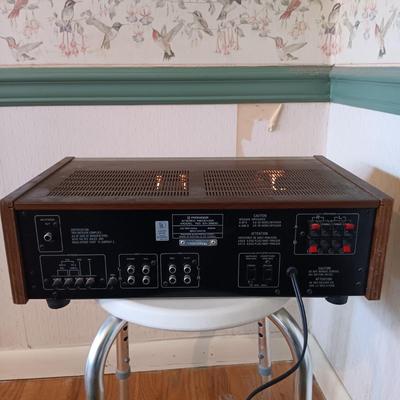 LOT 162: JVC Stereo Cassette Deck TD-W222 with Pioneer SX-3500 Stereo Receiver