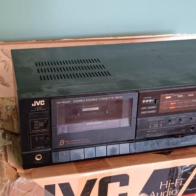 LOT 162: JVC Stereo Cassette Deck TD-W222 with Pioneer SX-3500 Stereo Receiver