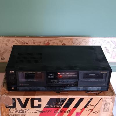 LOT 162: JVC Stereo Cassette Deck TD-W222 with Pioneer SX-3500 Stereo Receiver