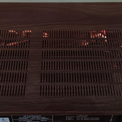 LOT 162: JVC Stereo Cassette Deck TD-W222 with Pioneer SX-3500 Stereo Receiver