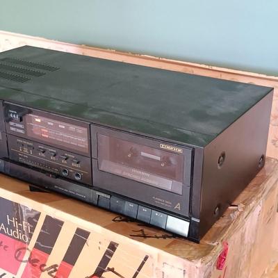 LOT 162: JVC Stereo Cassette Deck TD-W222 with Pioneer SX-3500 Stereo Receiver
