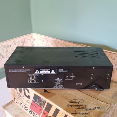 LOT 162: JVC Stereo Cassette Deck TD-W222 with Pioneer SX-3500 Stereo Receiver