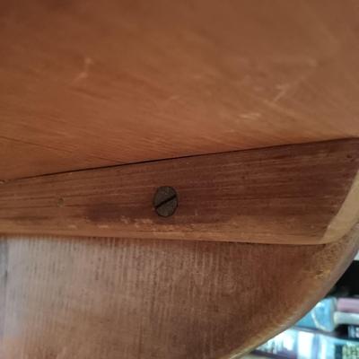 LOT 218: Handcrafted Farmhouse Table & Benches