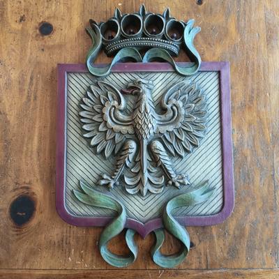 LOT 221 Vintage Burwood Products Coat of Arms Plaques