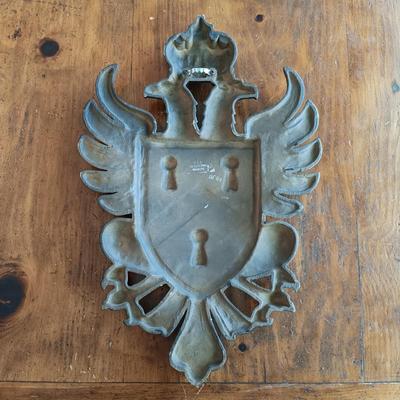 LOT 222: Vintage Burwood Products Coat of Arms Plaques