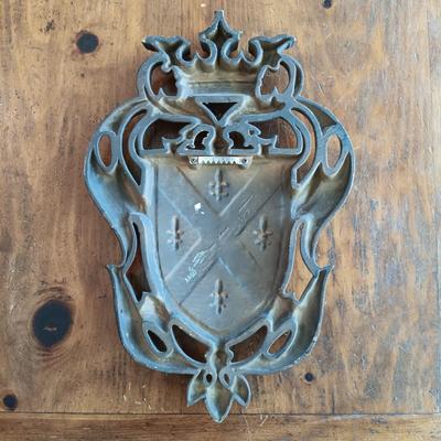 LOT 222: Vintage Burwood Products Coat of Arms Plaques