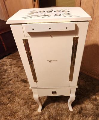 Lot #89 Thomas Pacconi Jewelry Armoire - Floral Motif