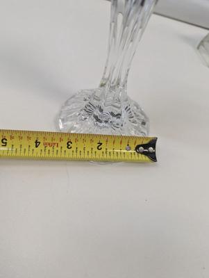 Crystal Candle Holder - 2 Mikasa Candle Holders