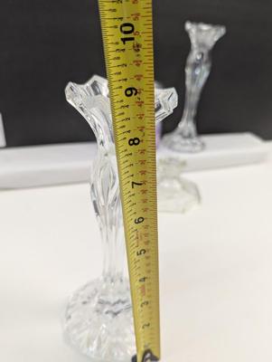 Crystal Candle Holder - 2 Mikasa Candle Holders