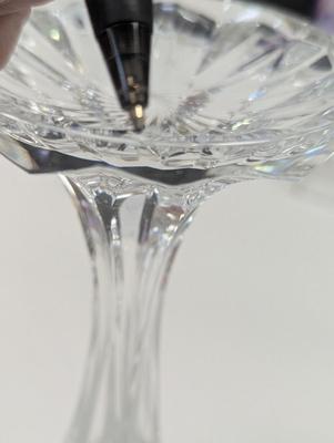 Crystal Candle Holder - 2 Mikasa Candle Holders