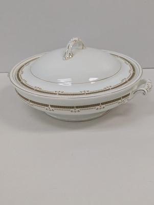 Antique Johnson Bros Covered Handled Vegetable Dish Porcelain Bavarian Toast Rack Made In Japan Sugar Bowl