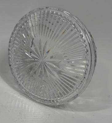 Vintage Waterford-Style Crystal 8” X 3 1/2” Round Serving Bowl Centerpiece