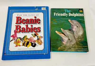 Lot of 3 children’s Hardback books - Beanie Babies & dolphins