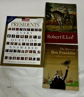 Book Lot: Robert E. Lee, Ben Franklin, and Presidents