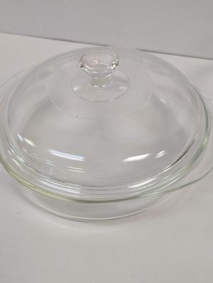 Pair Of Clear Glass Pyrex Dishes