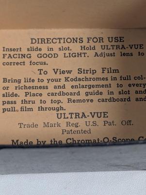 Antique Chromatic O Scope With Box